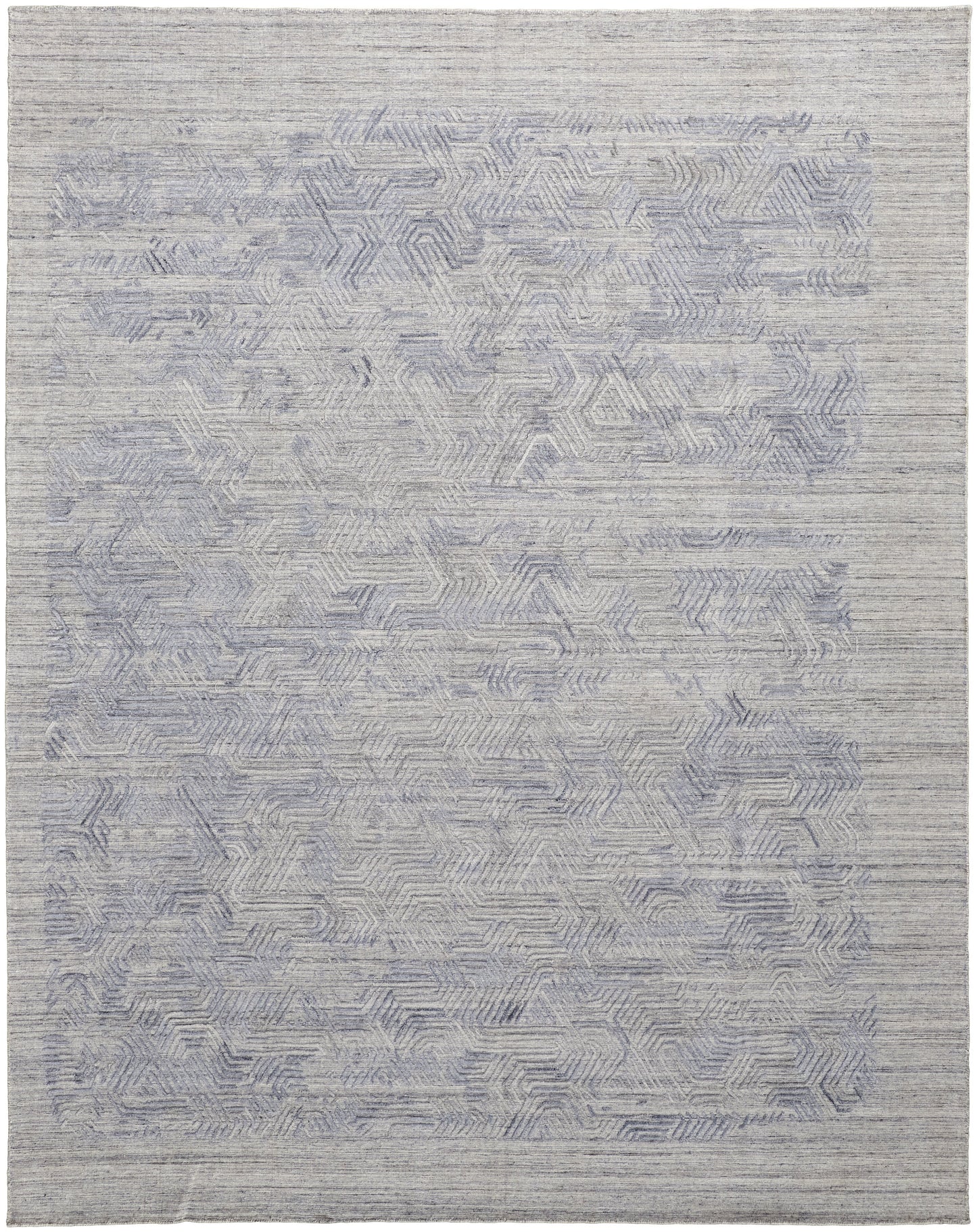Elias Modern Abstract - Gray/Blue - Clearance-0