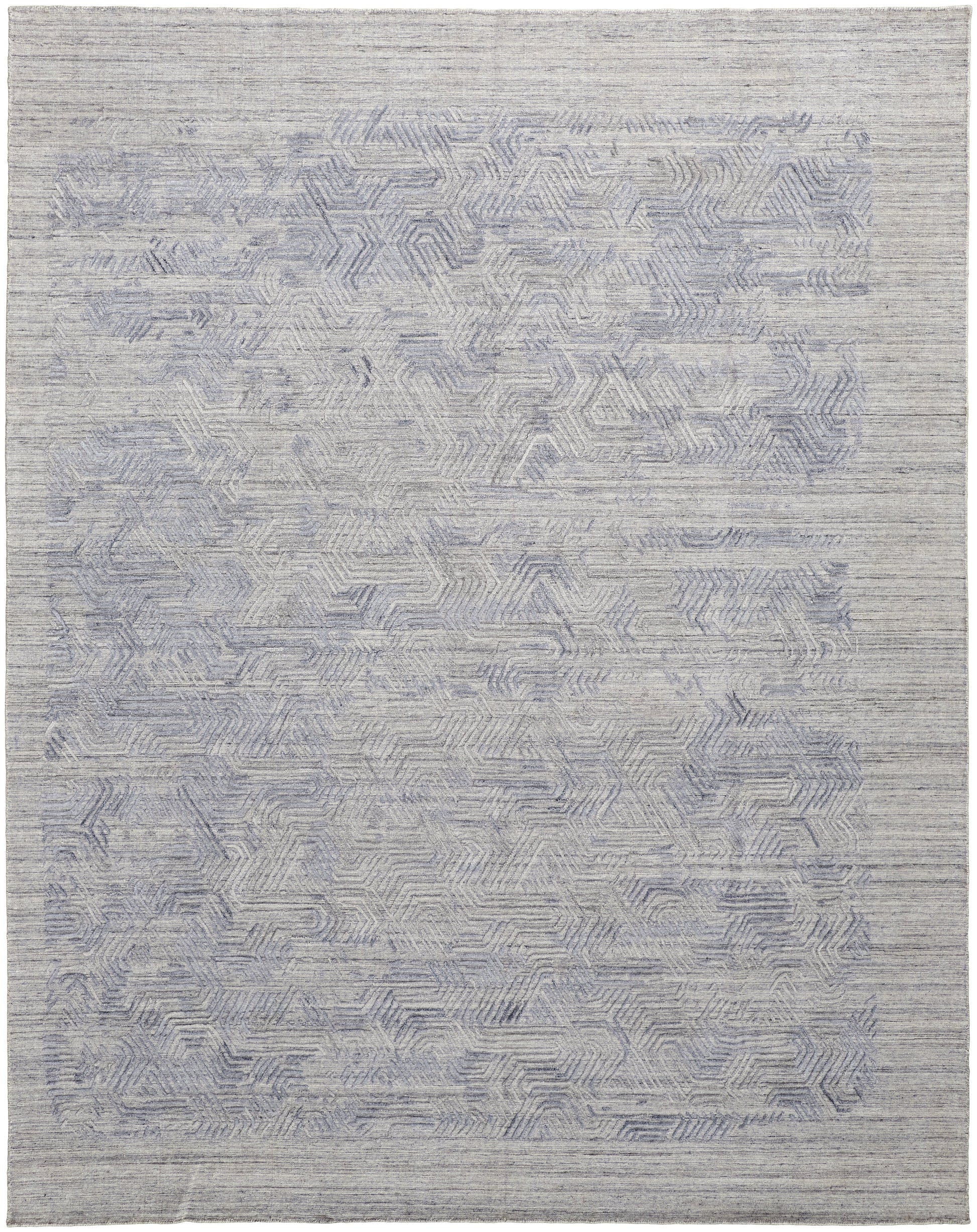 Elias Modern Abstract - Gray/Blue - Clearance-0