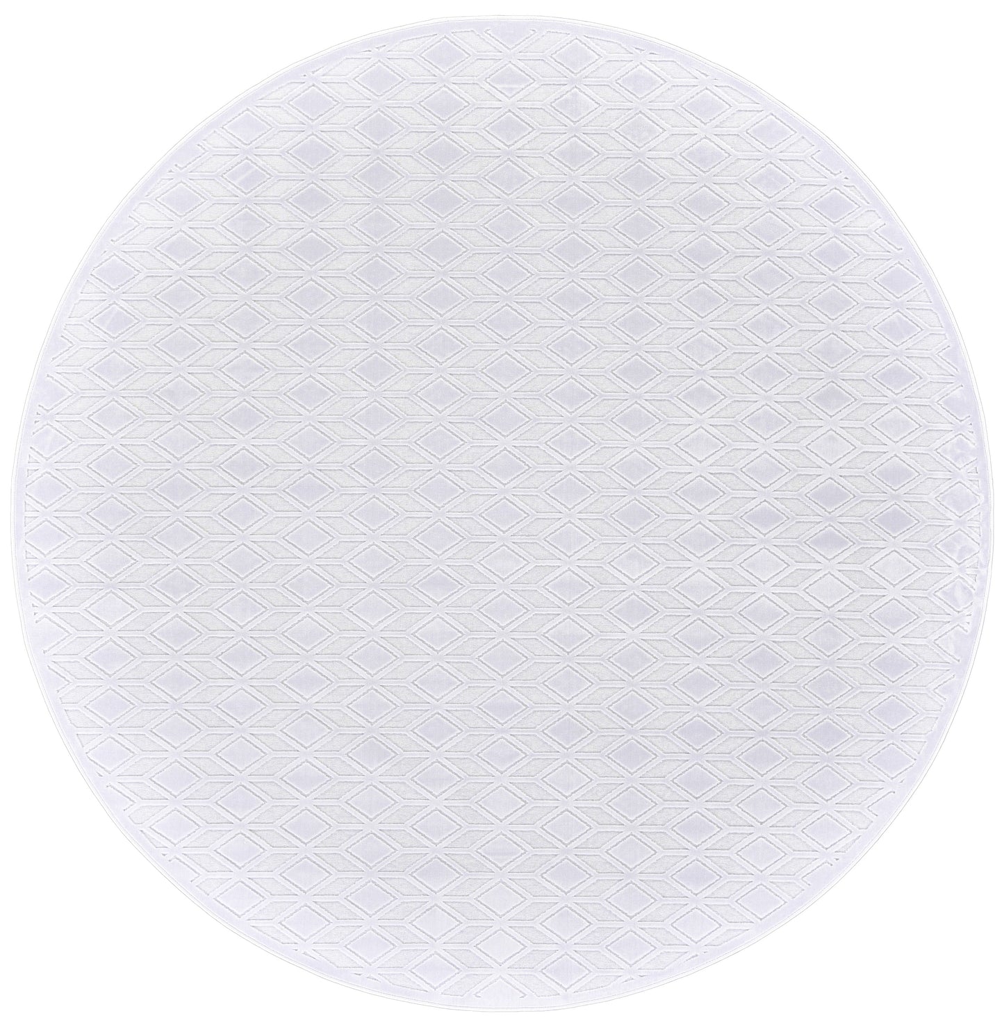 Saphir Mira Modern Geometric - White - Clearance-7
