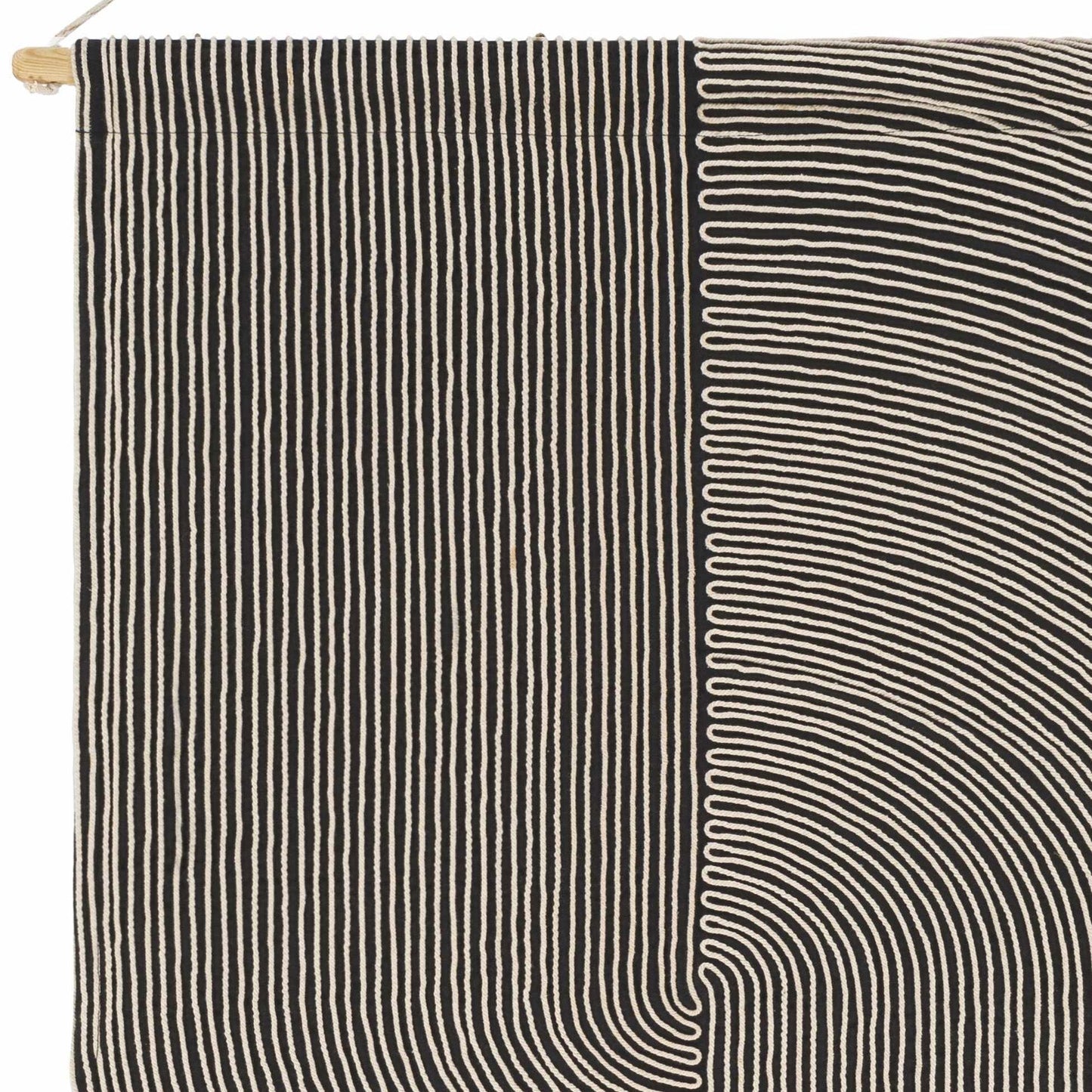 Lanse Black and White Geometric Wall Hanging-2