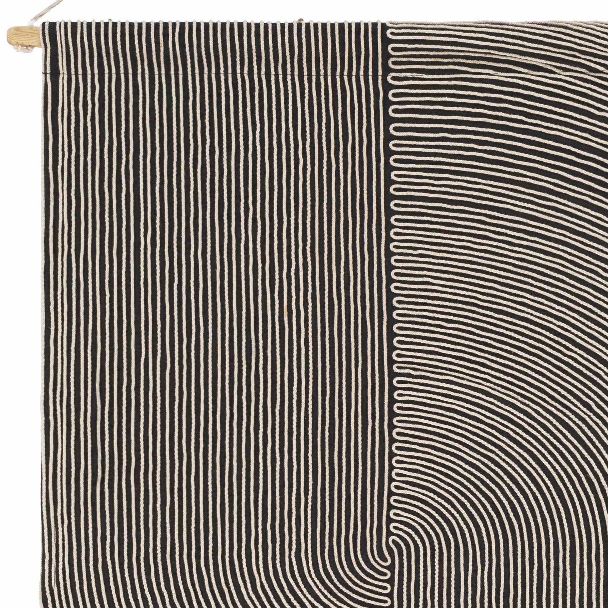 Lanse Black and White Geometric Wall Hanging-2