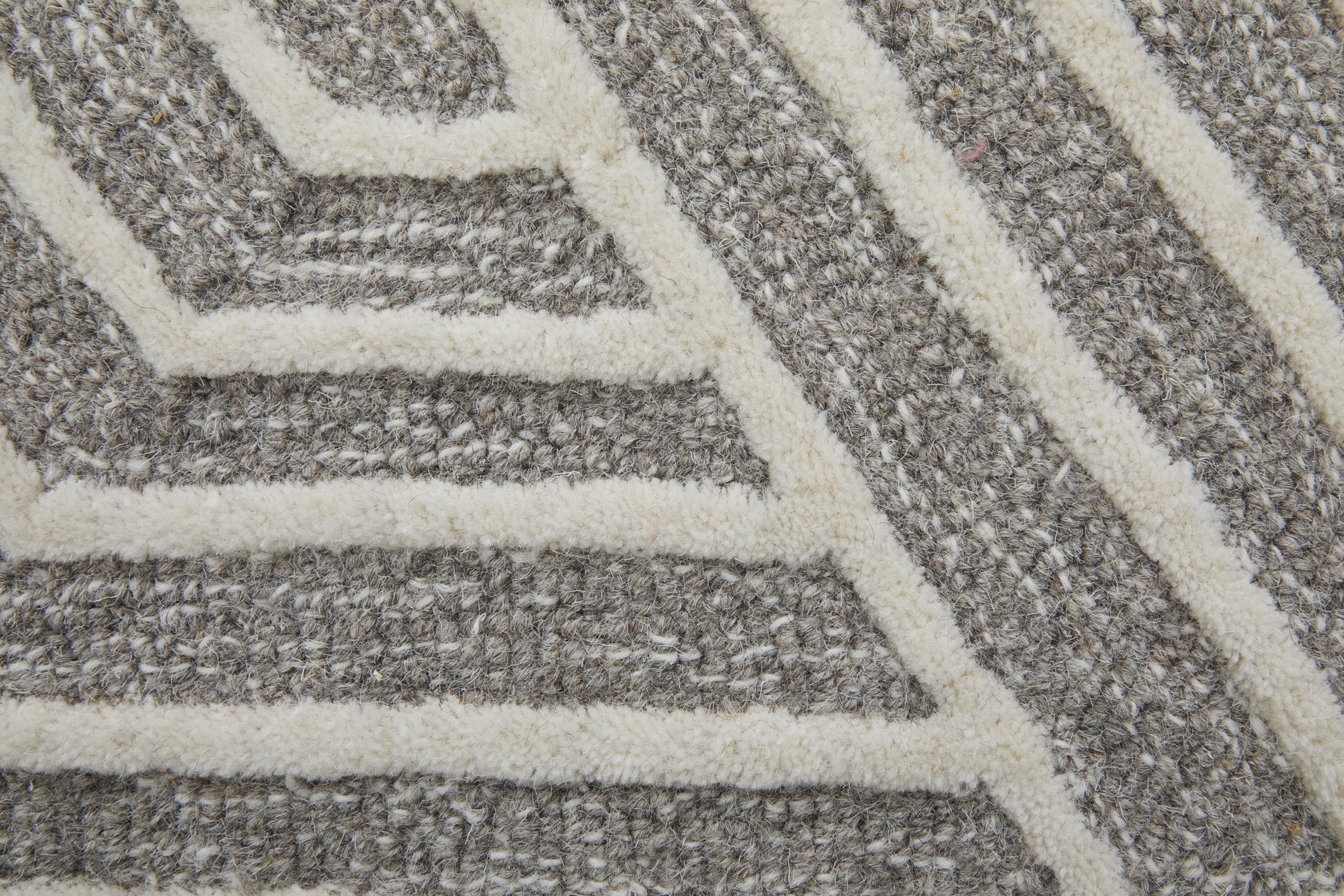 Lytton Modern Geometric - Gray/Ivory Area Rug-3