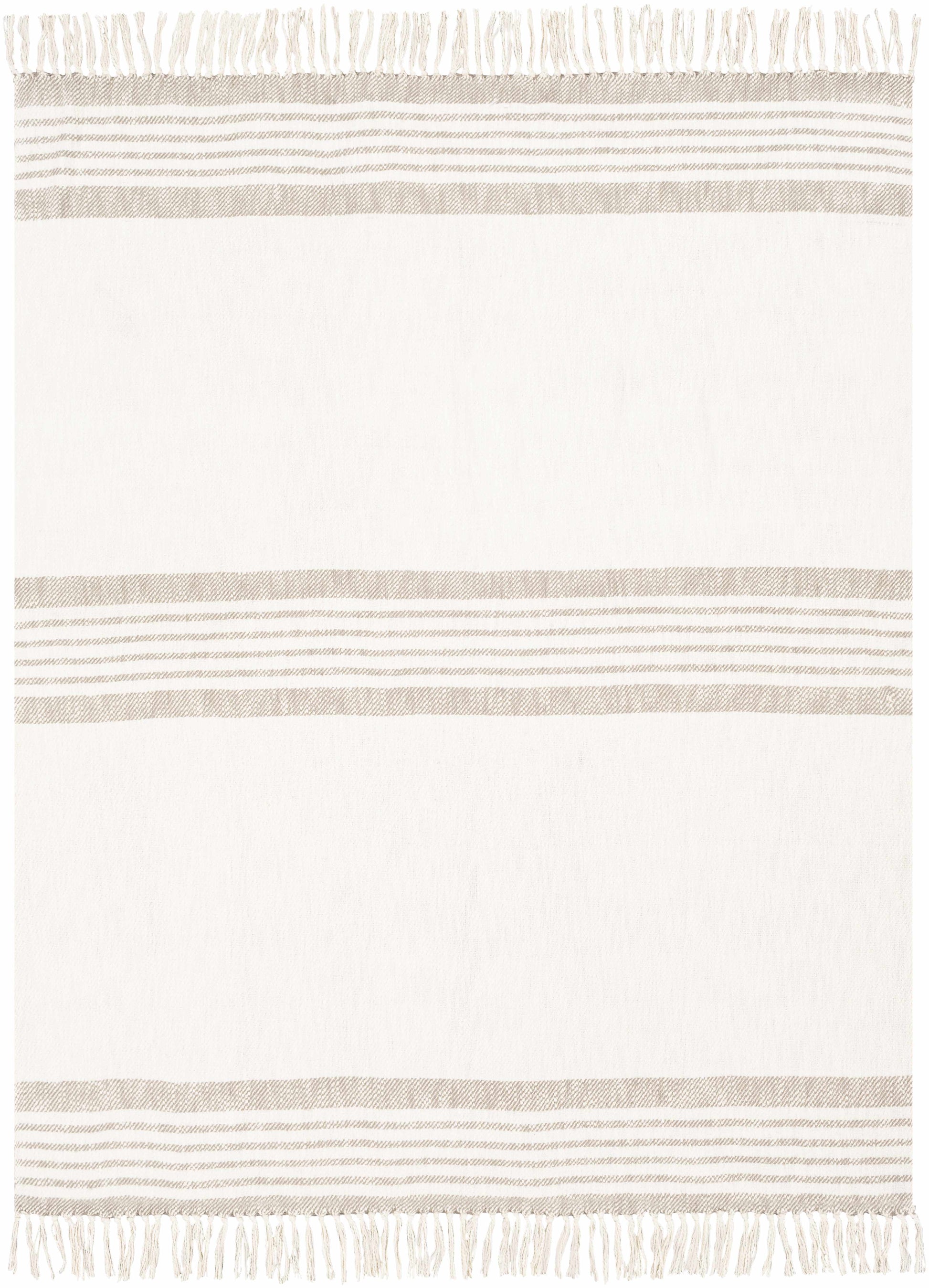 Medomak Cotton Throw Blanket with tassels-3