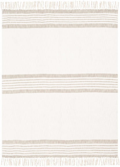 Medomak Cotton Throw Blanket with tassels-3