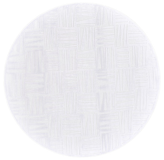 Saphir Mira Modern Geometric - White - Clearance-1