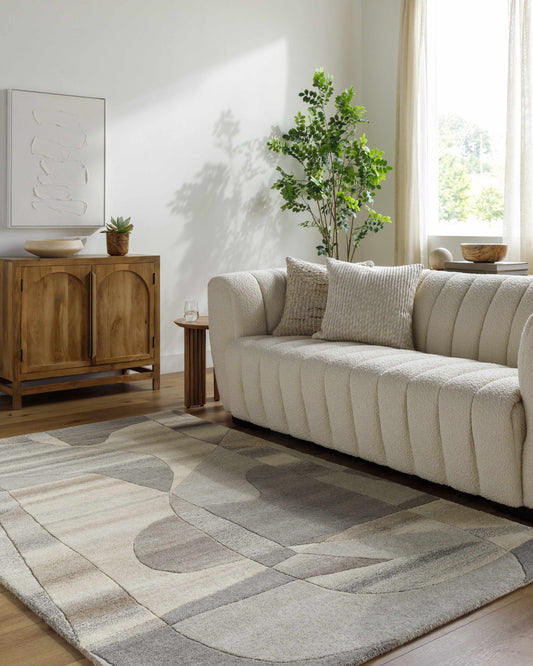 Zareb Modern Wool Rug-0